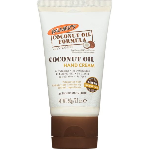 Coconut oil formula hand cream tube