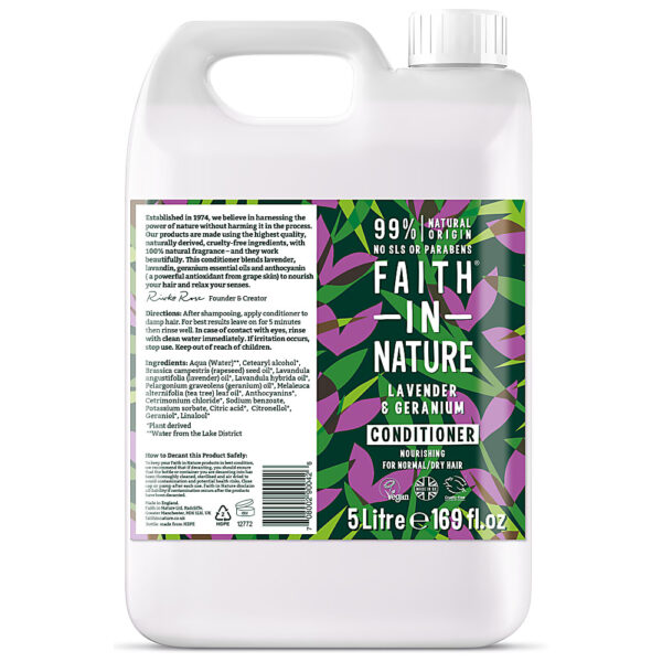 faith in nature bodyw lavendel 5LT - Afbeelding 2