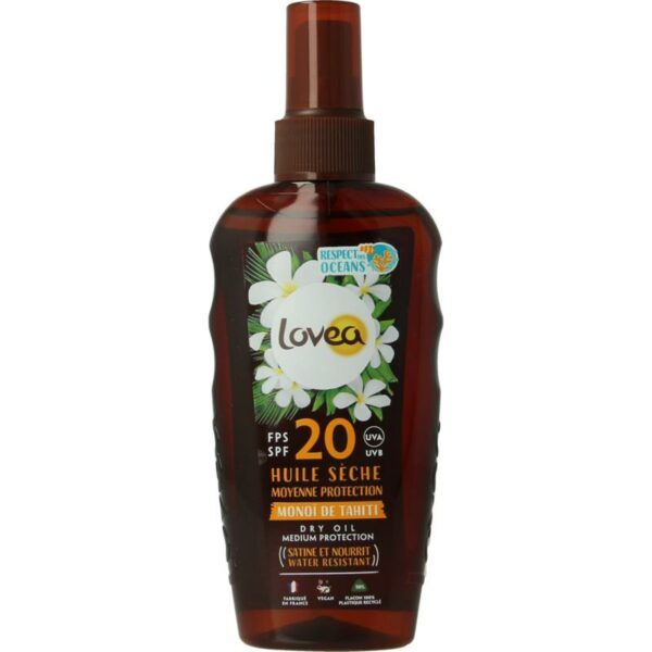 Dry oil medium protection tahiti monoi SPF20