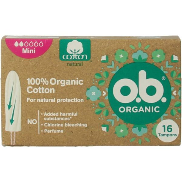 Tampons organic mini