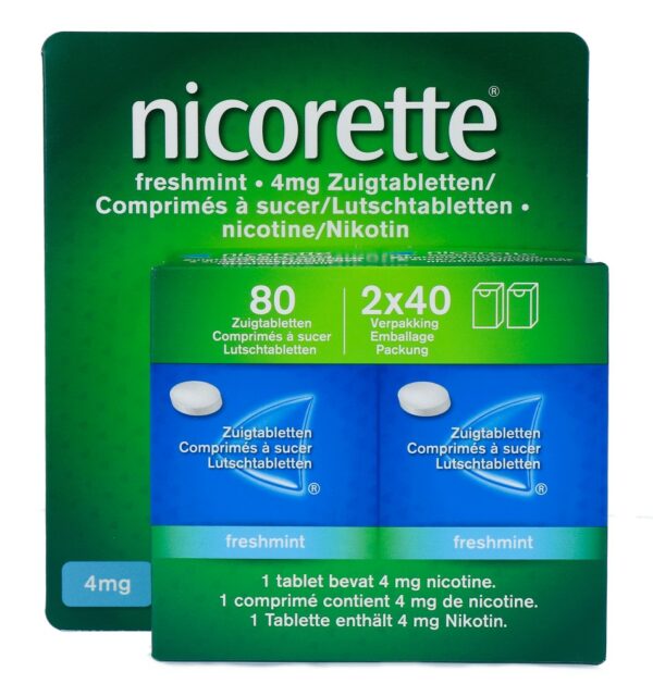 nicorette zuigtb freshmint 4mg 80ST