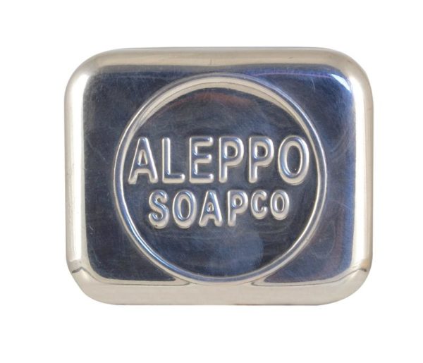 Zeepdoos aluminium leeg voor Aleppo zeep