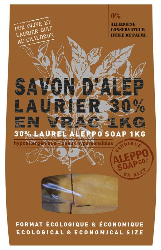 Aleppo zeep 30% laurier stukken