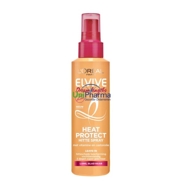 elvive heat spray drm lenght 150ML - Afbeelding 2