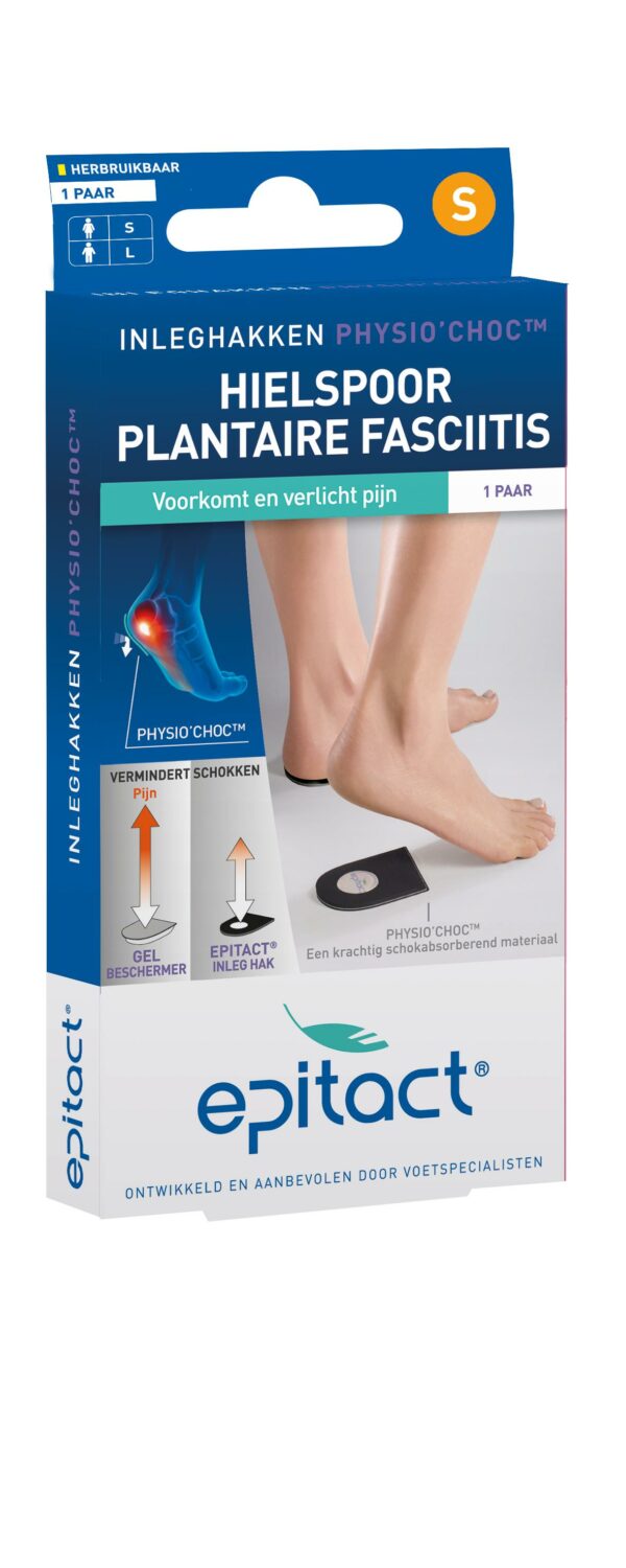 Epitact Hielspoor inleghakken met physio choc maat 36/40 2 Stuks - Afbeelding 2