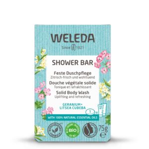 Shower bar geranium + litsea cubeba