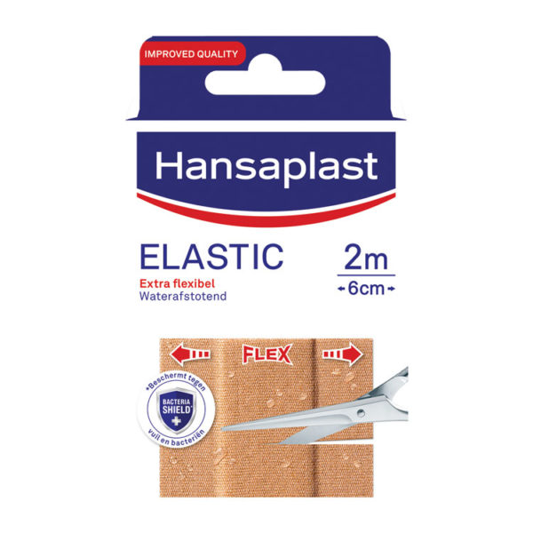 hansaplast elastic extra flexibel 2mx6cm - Afbeelding 2