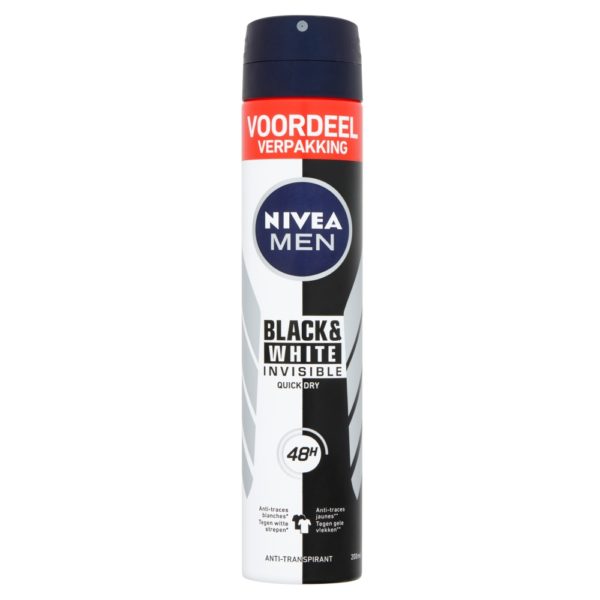 Men deodorant black & white XL spray