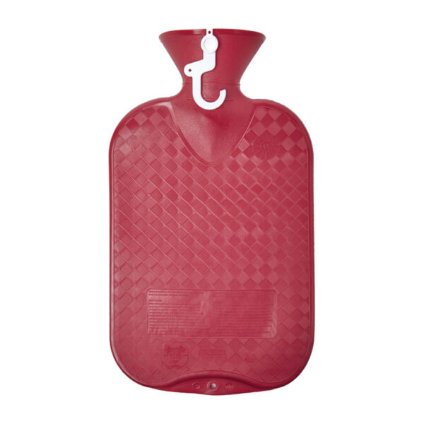 Fashy kruik warmwaterzak cranberry enkel rib 2 Liter - Afbeelding 2