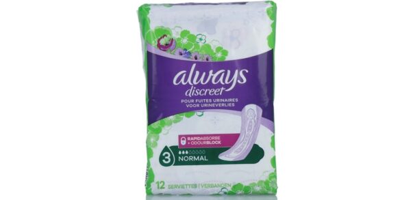 aLWAYS DISCREET NORMAL- 12S