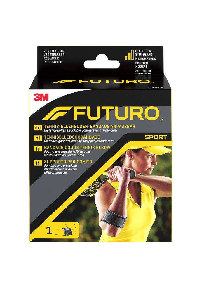 Futuro Sport tenniselleboog bandage aanpasbaar 1 Stuks Rozenbroek