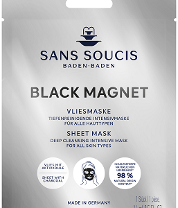 Sans Soucis black magnet sheet mask for all skin types 16