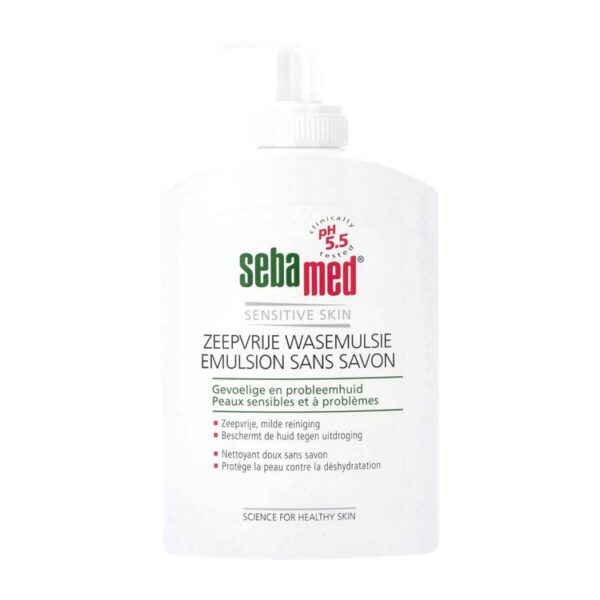 sebamed zeepvrije wasemulsie+pomp 300 ML - Afbeelding 2