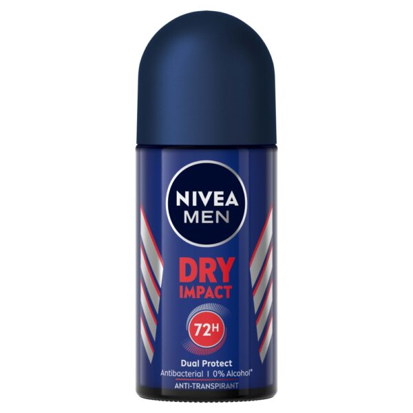 nivea fm deoroller dry impact 50ML - Afbeelding 2