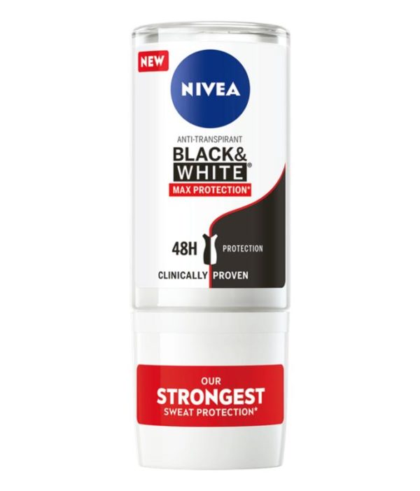 Deodorant roller black & white max protection