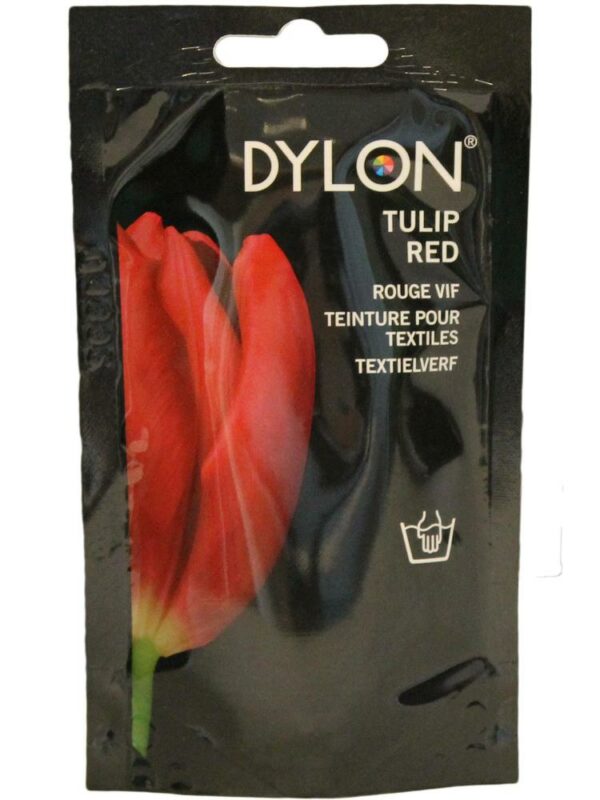 dylon textverf hand 36 red 50g