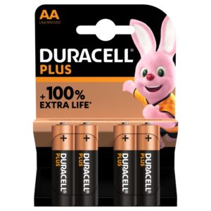 DURACELL PLUS POWER AA 4S