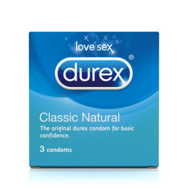 durex classic natural          3 st