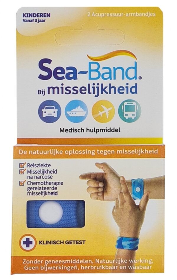 sea band kind reisziek blauw 2s