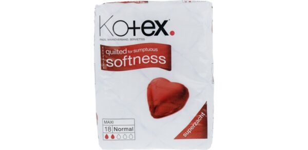 kotex maxi normal 18s