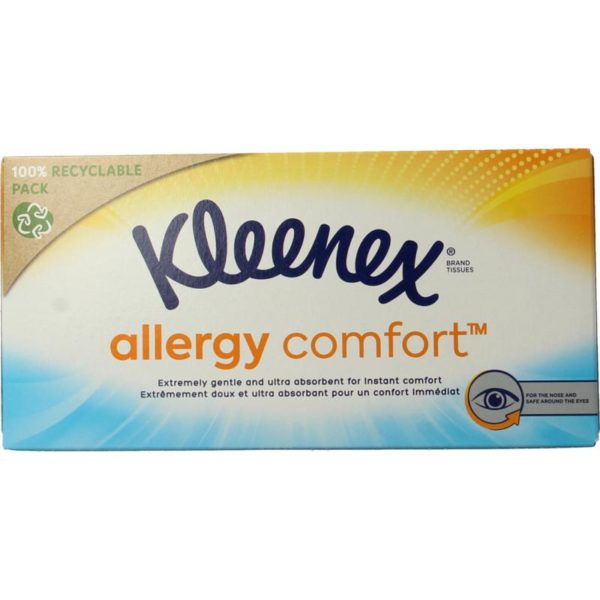 Allergy comfort tissue