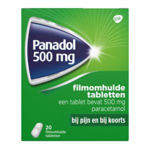 panadol paracetamol 500 20s