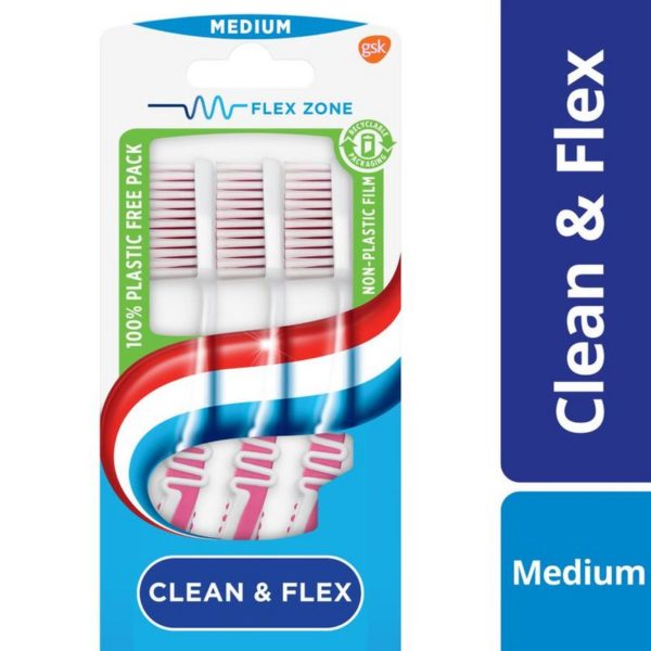 Tandenborstel clean & flex medium