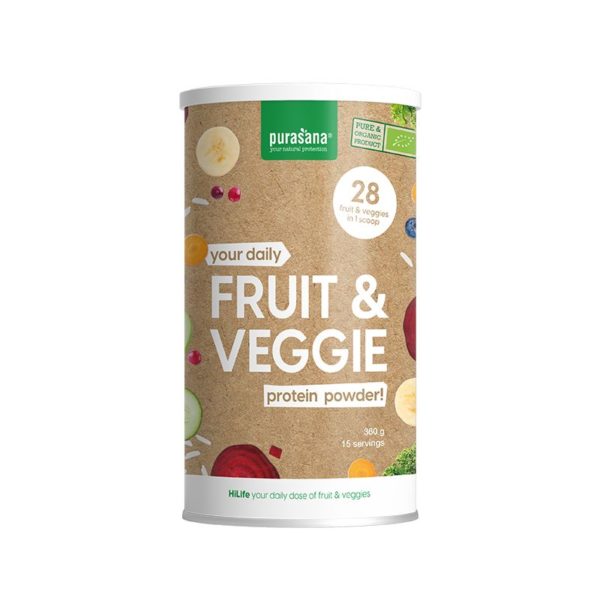 Fruit & Veggie proteine poeder vegan bio