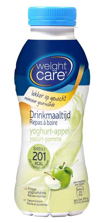 WEIGHT CARE DRINK YOGHT/APPEL 330M