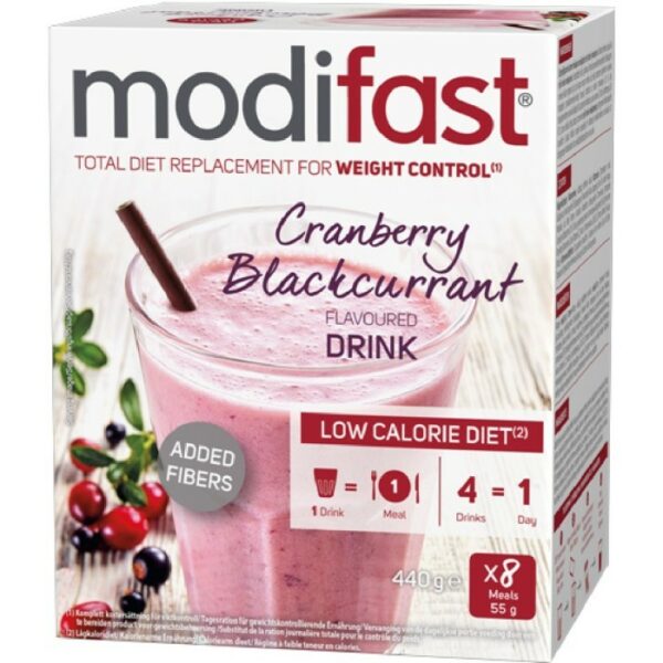 Modifast Intensive milkshake cranberry 440 Gram