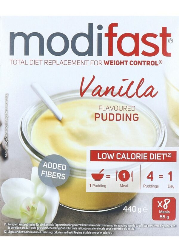 Modifast Intensive pudding vanilla 8 zakjes 440 Gram