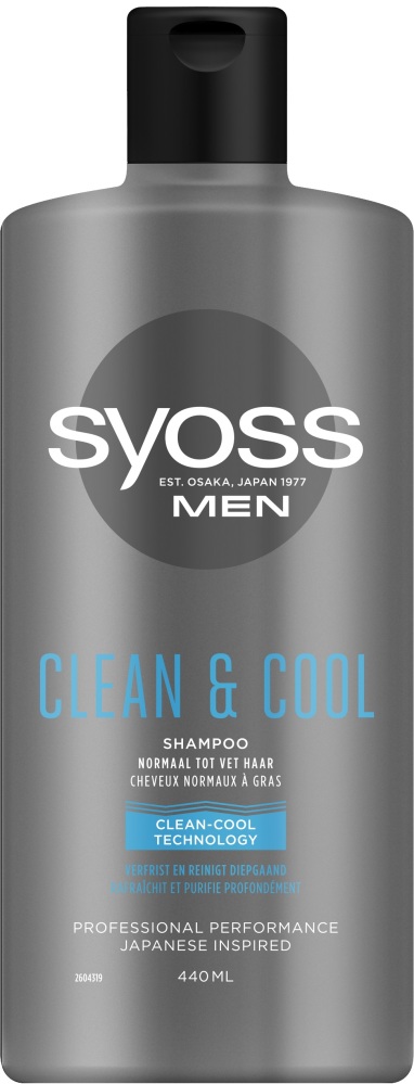 SYOSS SHAMPOO MEN CLEAN&COOL 440M
