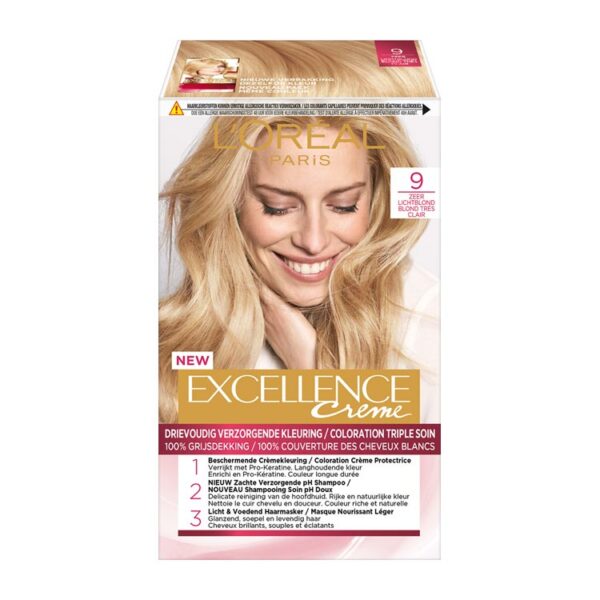 Excellence Excellence 9 zeer lichtblond 1 Set - Afbeelding 2