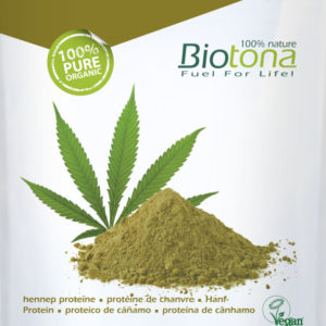 Hemp raw protein powder bio