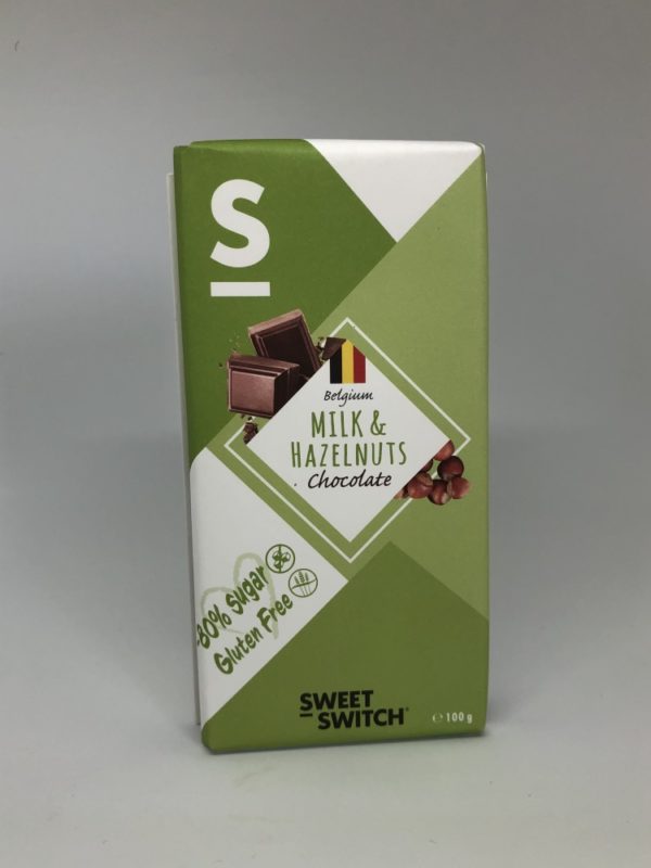 sweet-switch choco melk hazeln 100GR