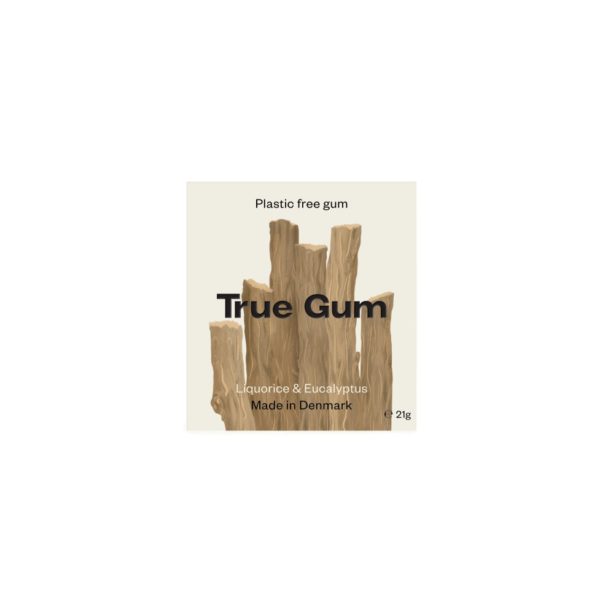 true gum liquorice & eucalyptus sugarfree 21 GR - Afbeelding 3