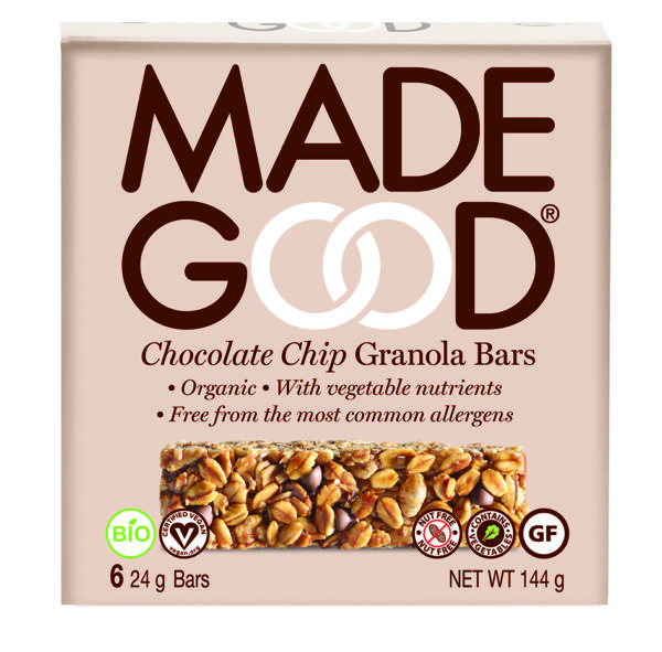 Granola bar chocolate chip 24 gram bio