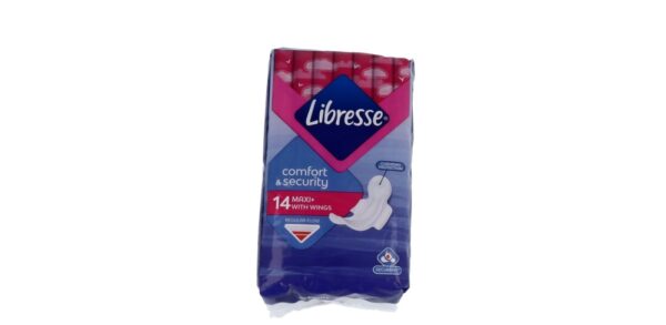 libresse mv maxi plus wings 14s