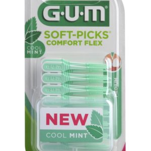 GUM SOFT PICKS COMF FLEX MINT 40S