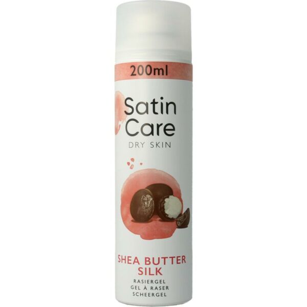 Satin care scheergel droge huid