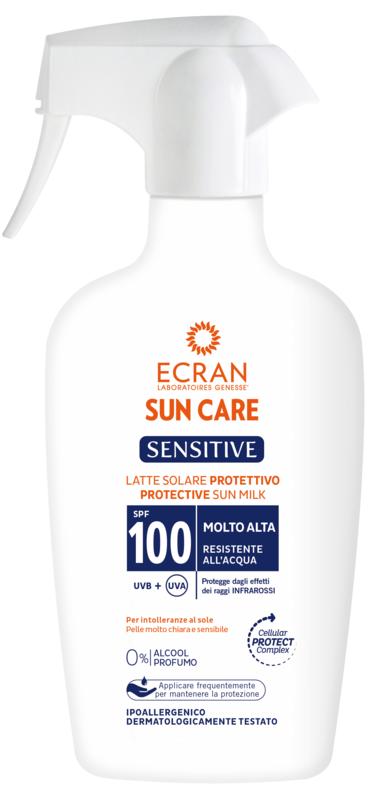 Sun milk sensitive sprayflacon SPF100