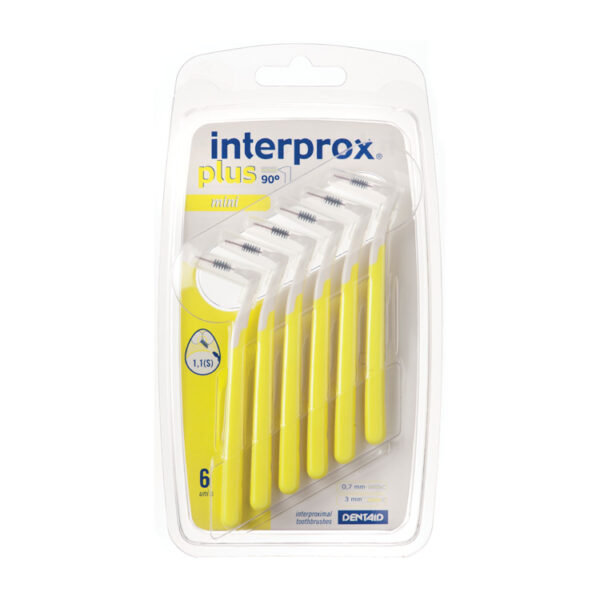 interprox plus 1350 mini geel 6 ST - Afbeelding 2