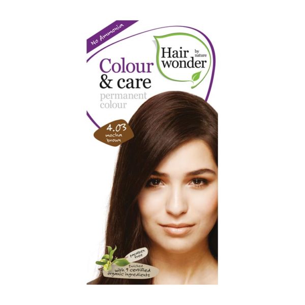 hairwonder colour & care 4.03 mocha brown 100 ML - Afbeelding 2