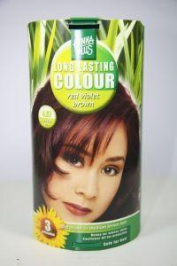 Long lasting colour 4.67 red violet brown