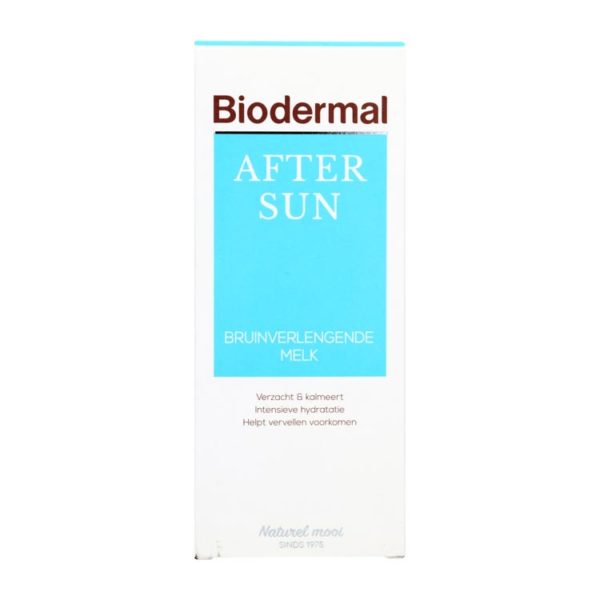 Biodermal Aftersun bruinverlengende melk 200 Milliliter - Afbeelding 2