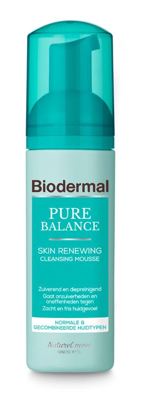 Pure balance renewing cleansing mousse