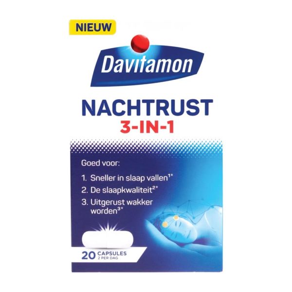 Davitamon Nachtrust 3-in-1 20 Capsules - Afbeelding 2