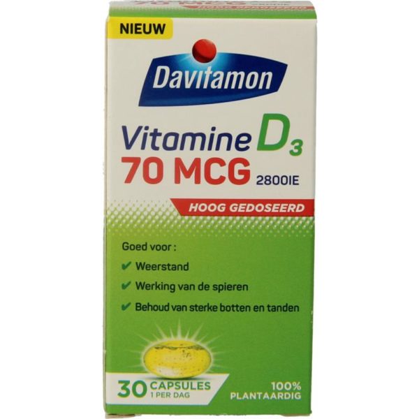 Vitamine D 70 mcg plantaardig