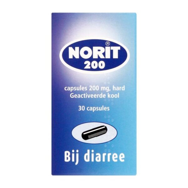 Norit Norit 200mg 30 Capsules - Afbeelding 2