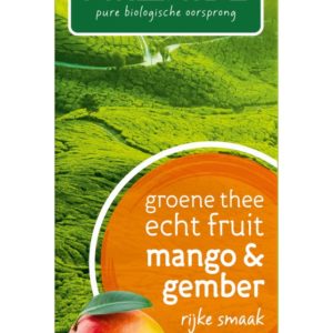 Groene thee mango en gember bio